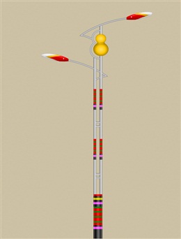 內(nèi)蒙古民族風(fēng)路燈